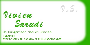 vivien sarudi business card